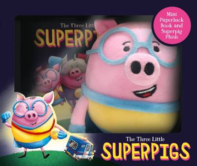 Book cover for The Three Little Super Pigs