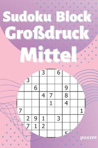 Cover of Sudoku Block Großdruck Mittel