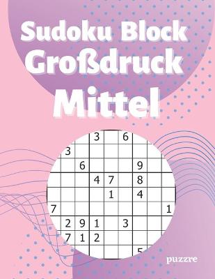 Book cover for Sudoku Block Großdruck Mittel