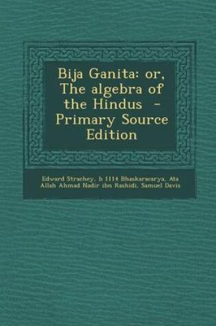 Cover of Bija Ganita