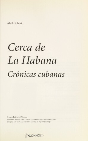 Cover of Cerca de La Habana