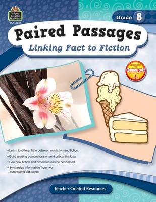 Book cover for Paired Passages: Linking Fact to Fiction Grade 8