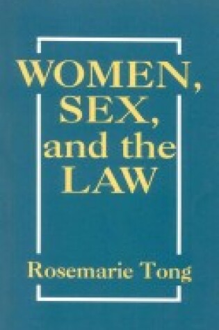 Cover of Women, Sex and the Law