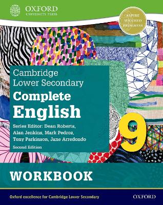 Book cover for Cambridge Lower Secondary Complete English 9: Workbook (Second Edition)