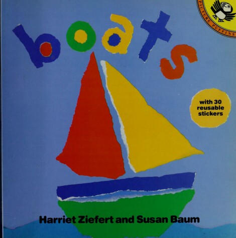 Book cover for Boats Sticker Book