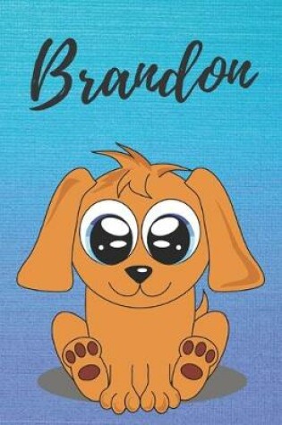 Cover of Brandon dog coloring book / notebook / journal / diary