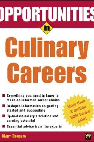 Cover of Opportunities in Culinary Careers