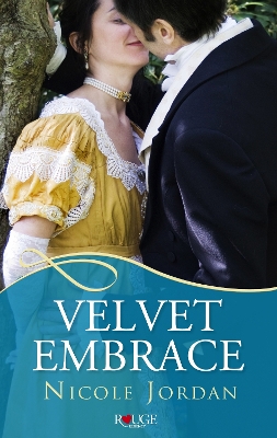 Book cover for Velvet Embrace: A Rouge Regency Romance