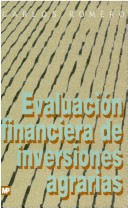 Book cover for Evaluacion Financiera de Inversiones Agrarias