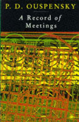 Book cover for A Record of Meetings
