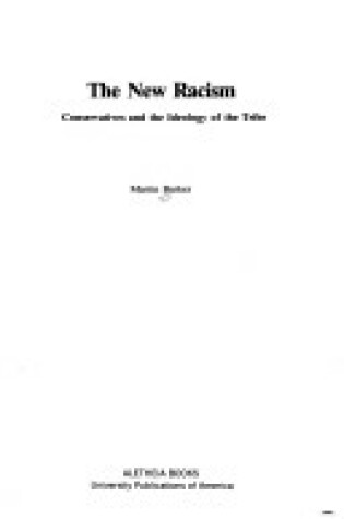 Cover of The New Racism