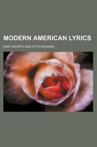 Cover of Modern American Lyrics