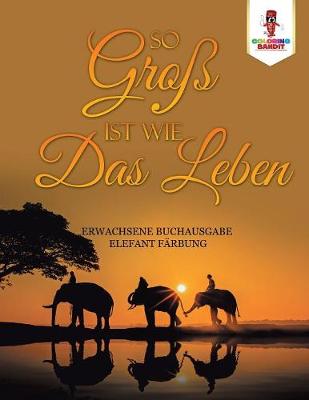 Book cover for So groß ist wie das Leben