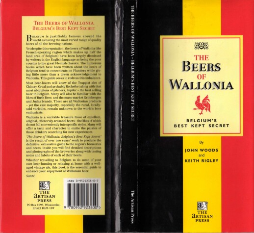 Book cover for The Beers of Wallonia