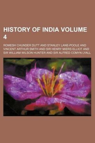 Cover of History of India Volume 4