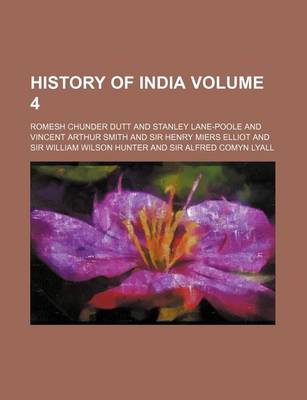 Book cover for History of India Volume 4