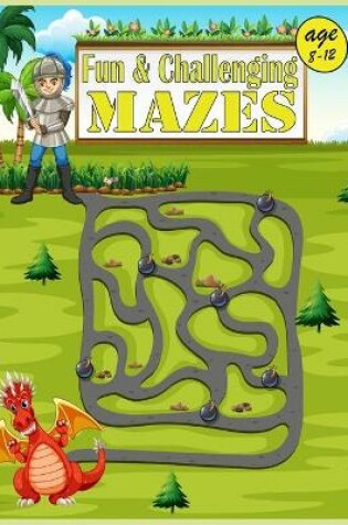 Cover of Fun & Challenging Mazes age 8-12