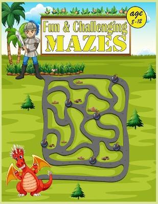 Book cover for Fun & Challenging Mazes age 8-12