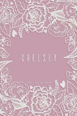 Cover of Chelsey. Dusty Pink Dot Grid Journal