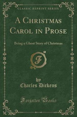 Book cover for A Christmas Carol in Prose