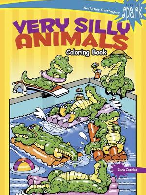 Book cover for Spark Very Silly Animals Coloring Book