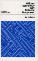 Book cover for Military Technology and Defence Manpower