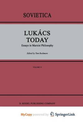 Book cover for Lukacs Today