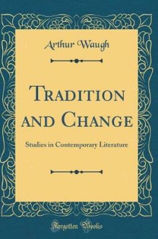 Cover of Tradition and Change