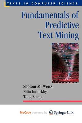 Book cover for Fundamentals of Predictive Text Mining