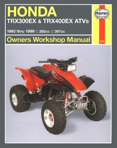 Book cover for Honda TRX300EX and TRX400EX (1993-99)