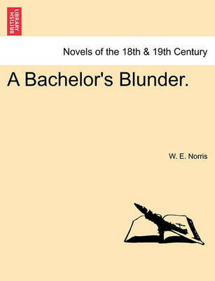 Book cover for A Bachelor's Blunder.