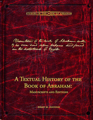 Cover of A Textual History of the Book of Abraham