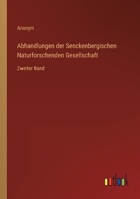 Book cover for Abhandlungen der Senckenbergischen Naturforschenden Gesellschaft