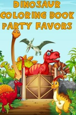 Cover of Dinosaur Coloring Book Party Favors