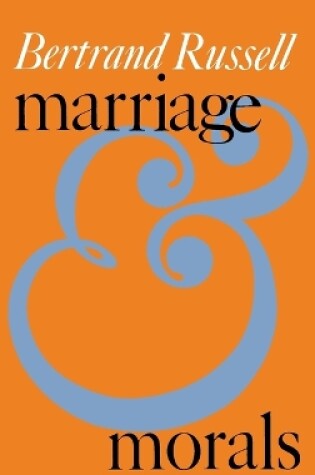 Cover of Marriage and Morals (Liveright Paperbound)