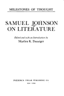 Book cover for Samuel Johnson on Literature