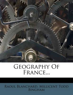 Book cover for Geography of France...
