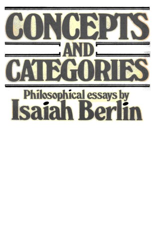 Cover of Concepts and Categories
