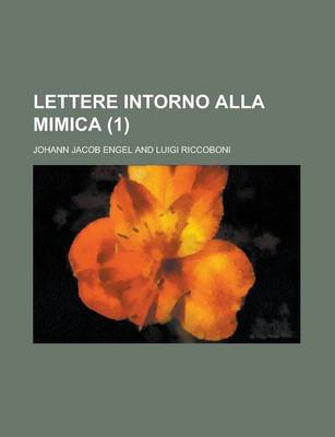 Book cover for Lettere Intorno Alla Mimica (1)