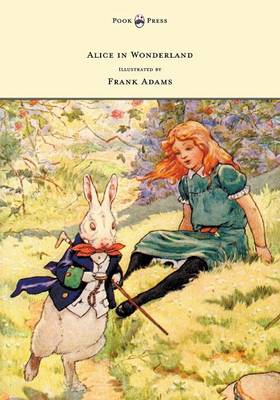 Book cover for Alice in Wonderland - Illustrated by Frank Adams