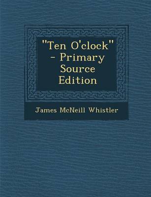 Book cover for Ten O'Clock