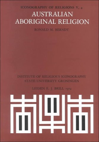 Book cover for Australian Aboriginal Religion. Central Australia; Conclusion