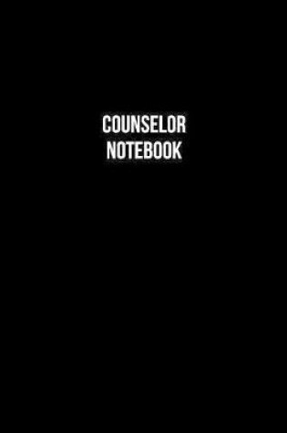 Cover of Counselor Notebook - Counselor Diary - Counselor Journal - Gift for Counselor