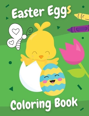 Book cover for Easter Eggs Coloring Book