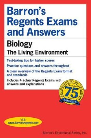 Cover of Regents Exams and Answers: Biology