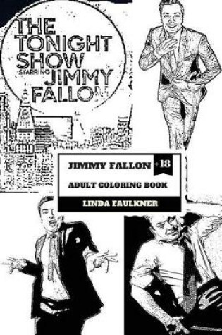 Cover of Jimmy Fallon Adult Coloring Book