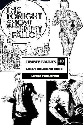 Book cover for Jimmy Fallon Adult Coloring Book