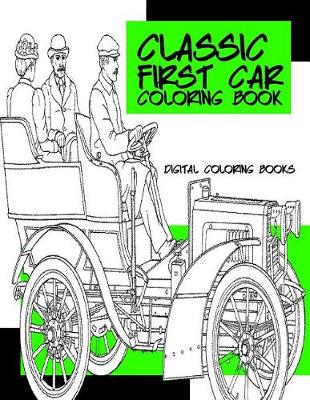 Book cover for Classic First Cars Coloring Book