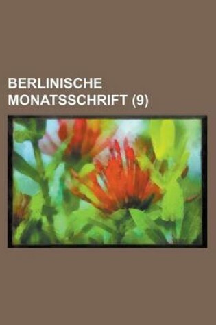 Cover of Berlinische Monatsschrift (9 )