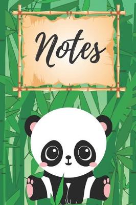 Book cover for Notes Panda Notizbuch DIN A5 / Tagebuch / Kritzelbuch / Journal / Malbuch blanko